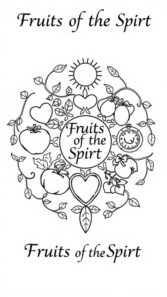 coloring page for spirituality