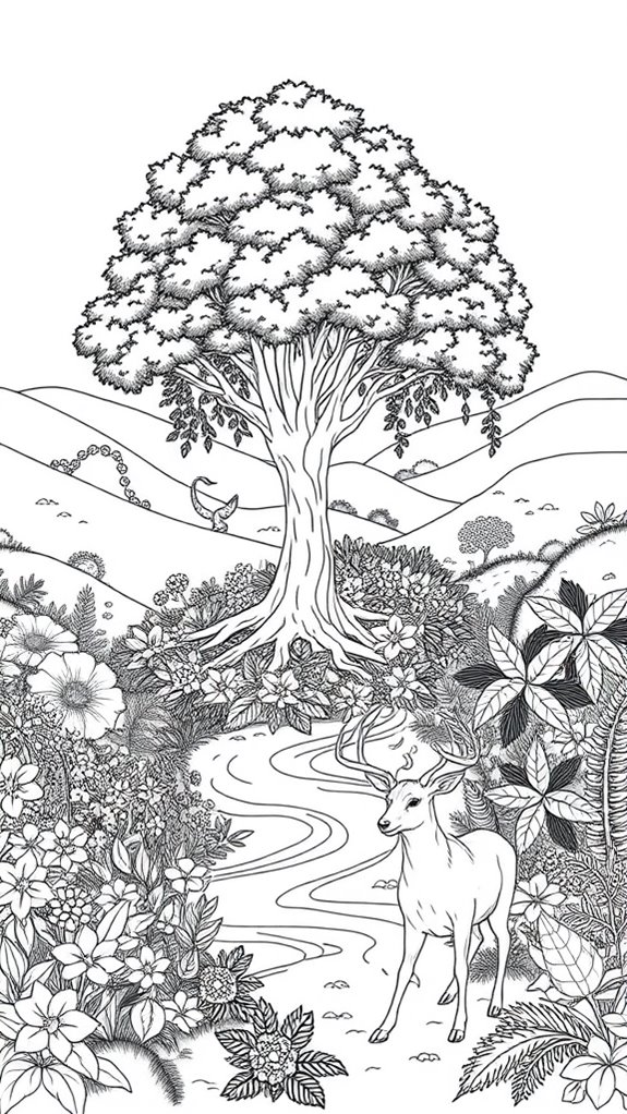 coloring page of eden