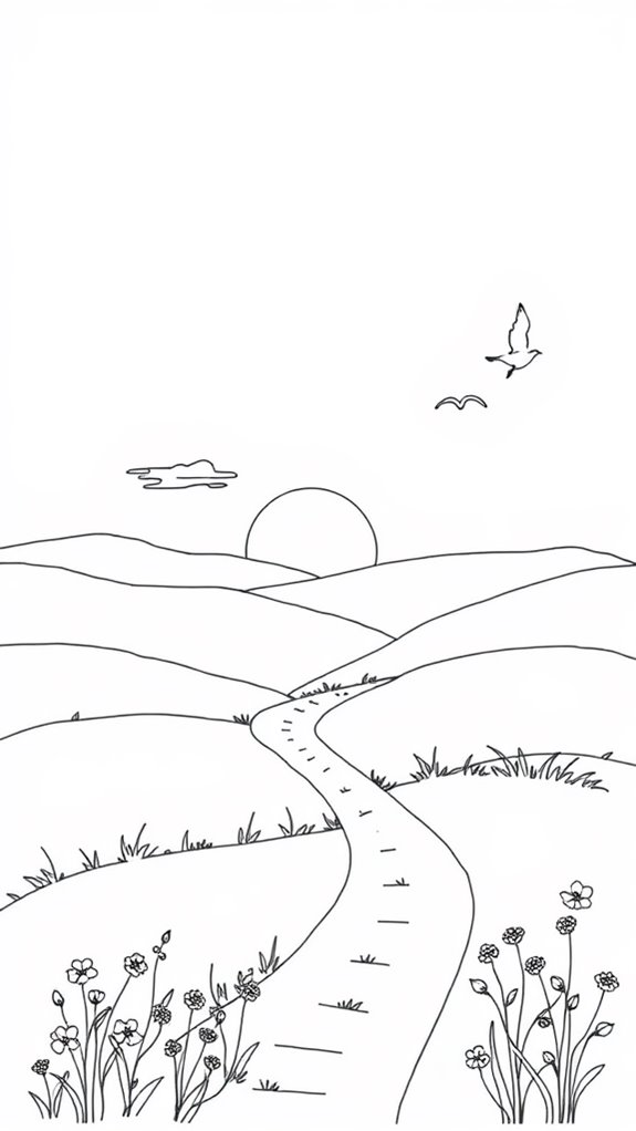 coloring page of hope