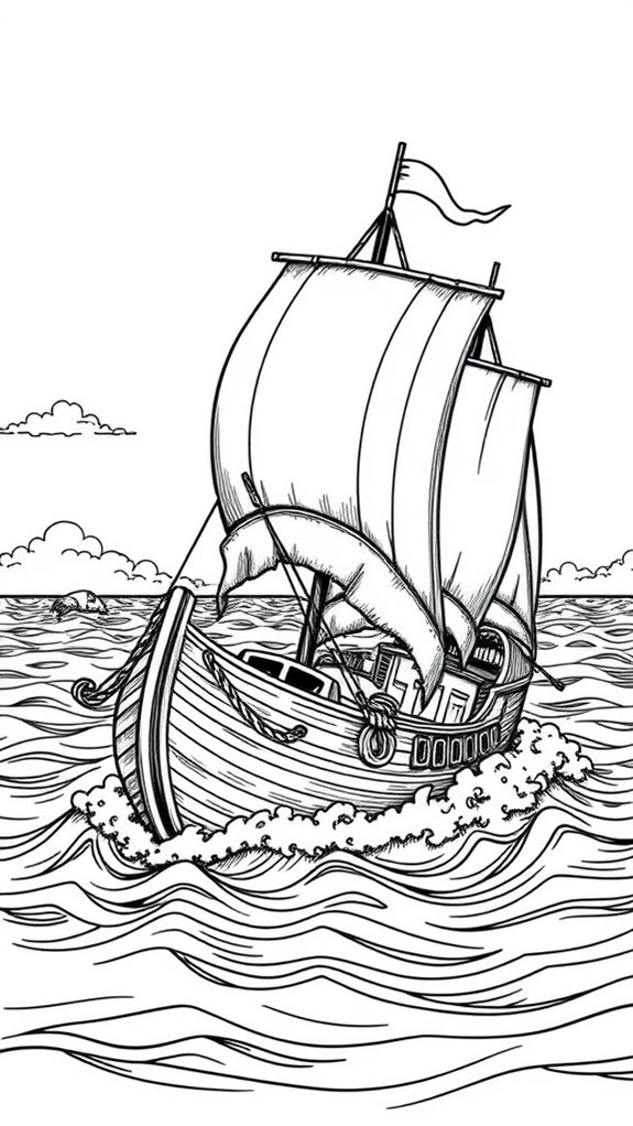 coloring page of jonah