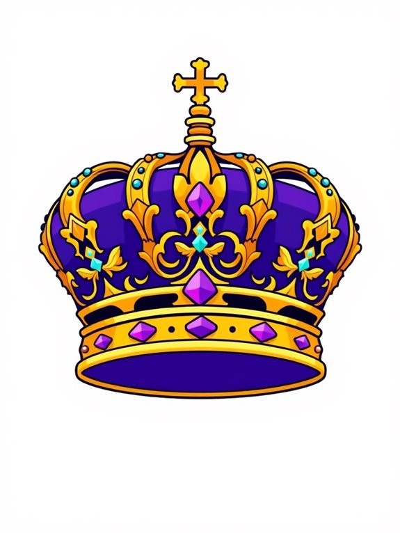 crown illustration graphic design