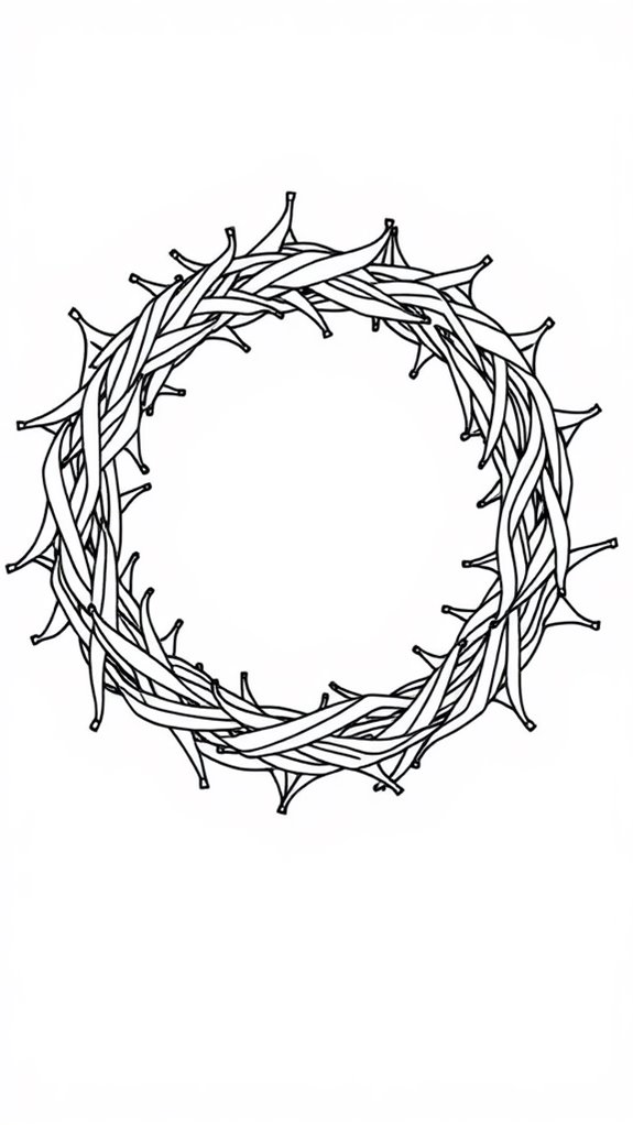 crown of thorns design