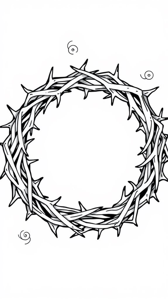 crown of thorns design