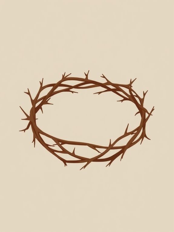 crown of thorns illustration