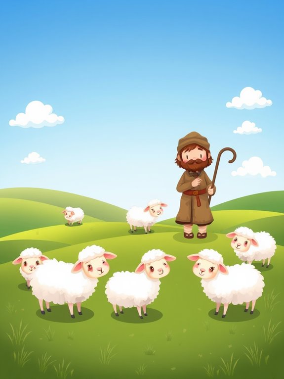 cute sheep clipart design