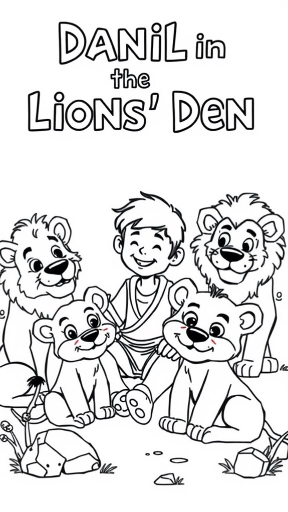 daniel in lions den