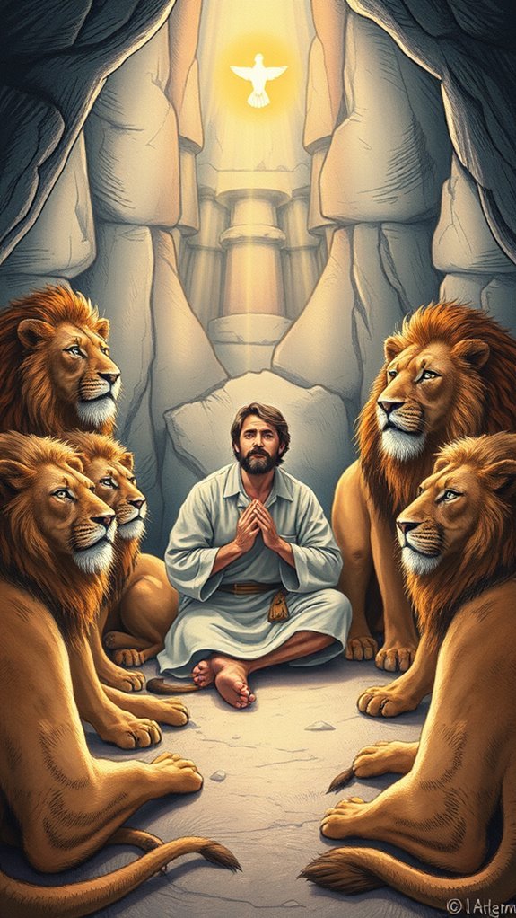 daniel s faith amidst lions