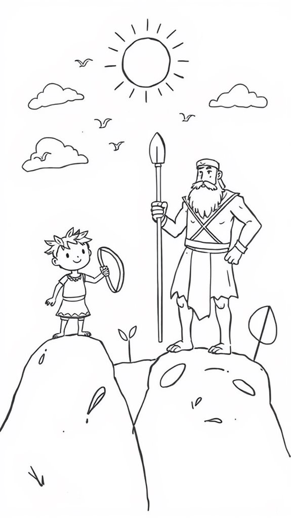 david versus goliath doodle