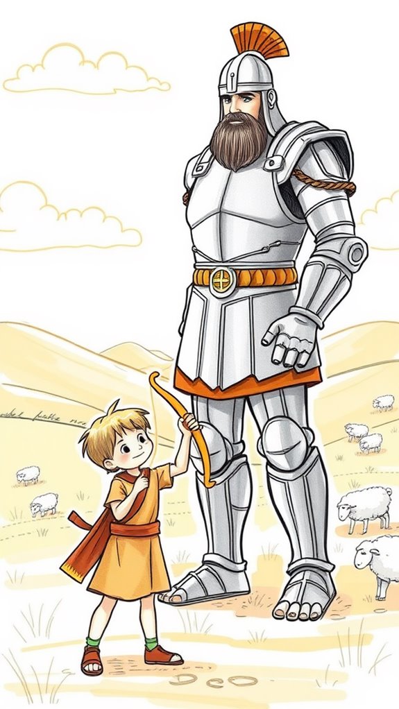 david versus goliath illustration