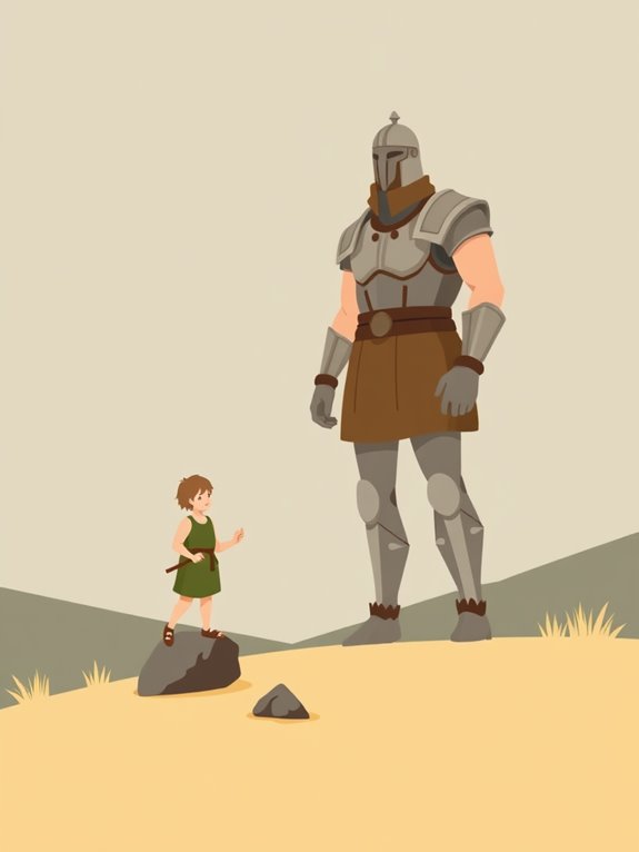 david versus goliath illustration