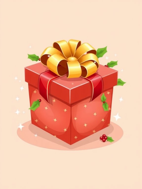 decorative gift box illustration