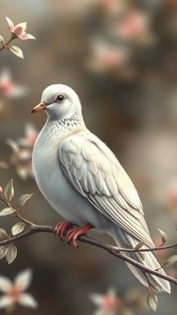 detailed illustration of dove