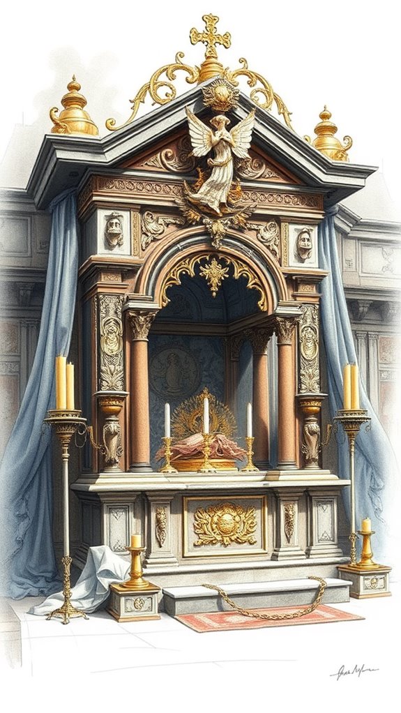 detailed tabernacle illustration