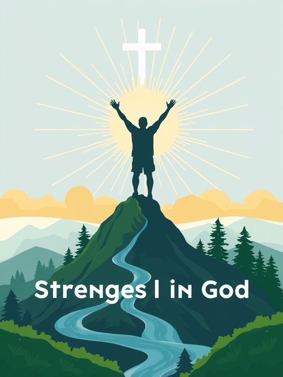 divine strength illustration graphic