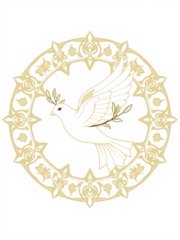 dove carrying olive branch