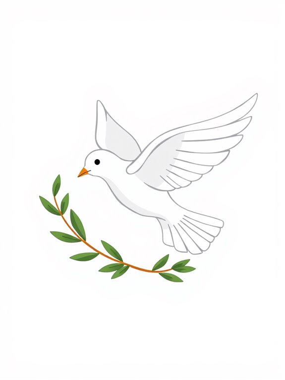 dove of peace illustration