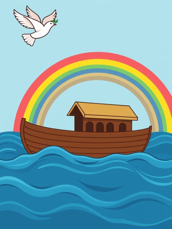 dove rainbow noah s ark