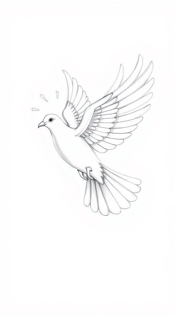 dove representing the holy spirit