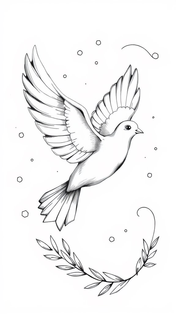 dove symbolizes peace artwork