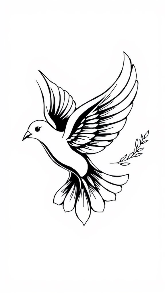 dove symbolizing peace and harmony