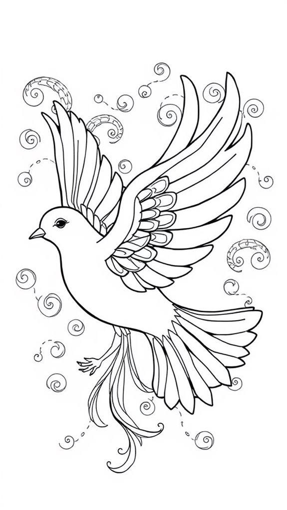 dove symbolizing peace and hope