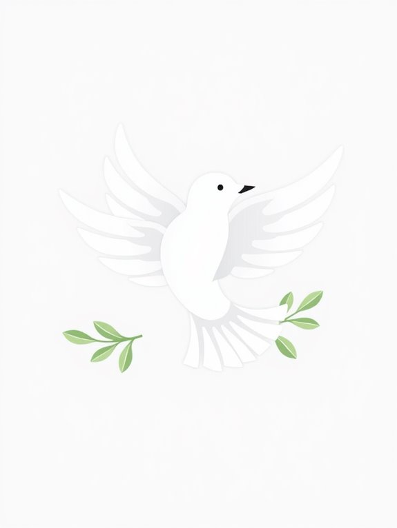 dove symbolizing peace imagery