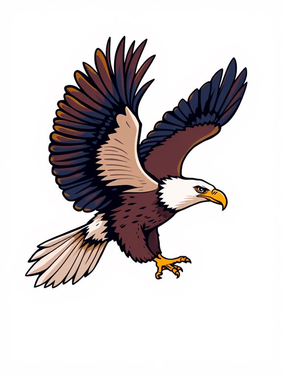 eagle illustration graphic design