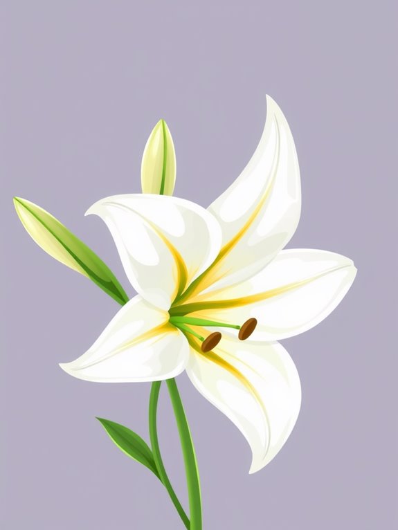 easter lily clipart image