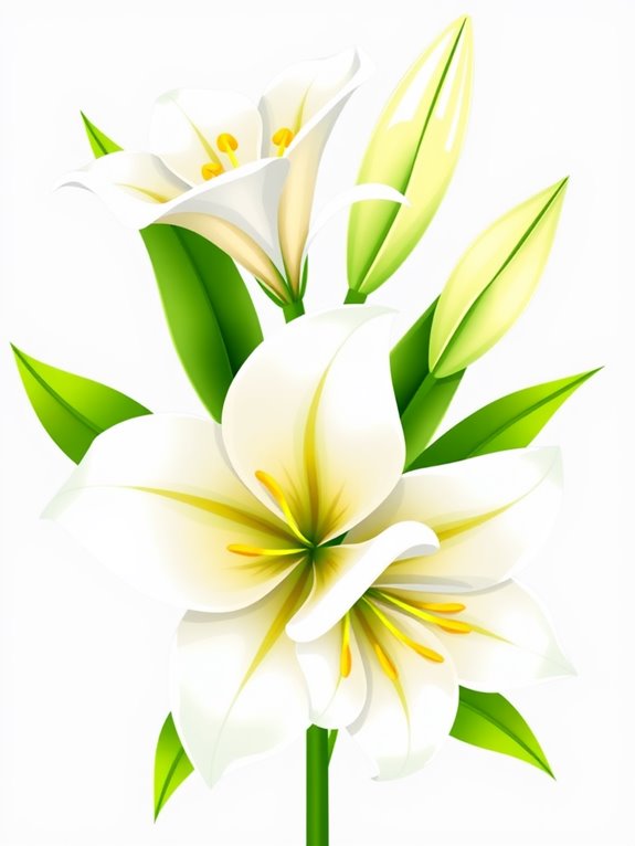 easter lily clipart image