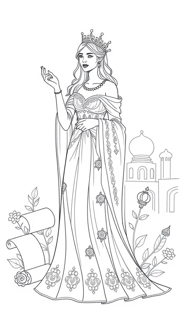 esther s line art illustration