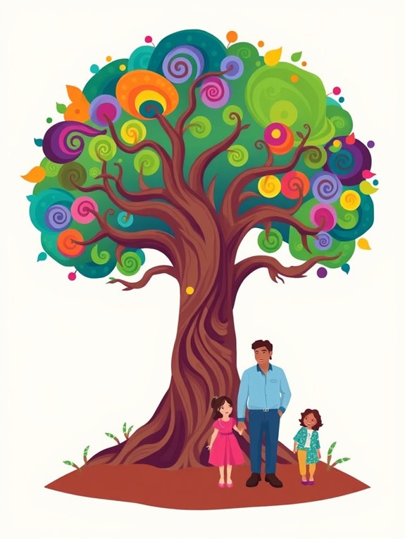 family tree life illustration