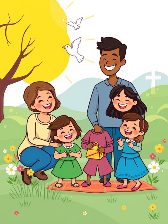 family unity illustration graphic