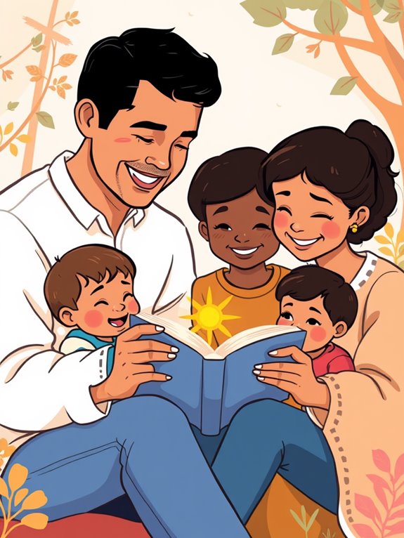 family worship clipart image