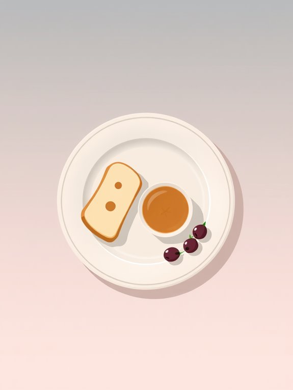 fasting plate illustration graphic