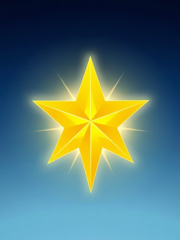 festive christmas star illustration