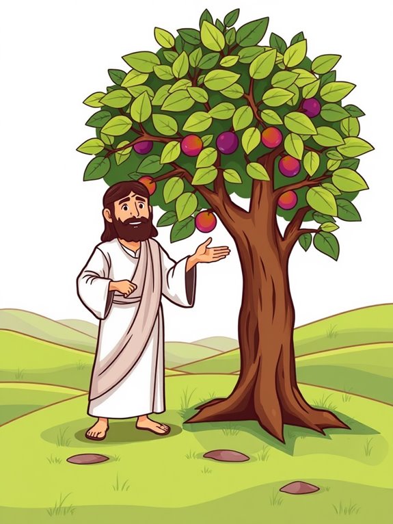 fig tree miracle illustration