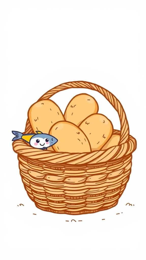 fish and loaves basket