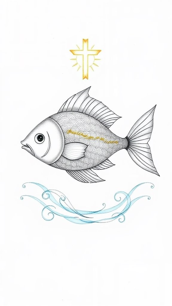 fish symbol illustration design