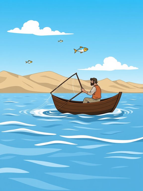 fisherman clipart sea galilee