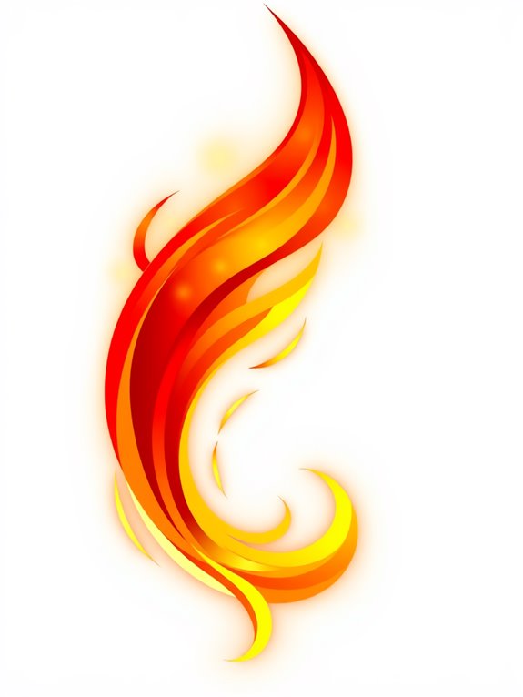 flame pentecost graphic illustration