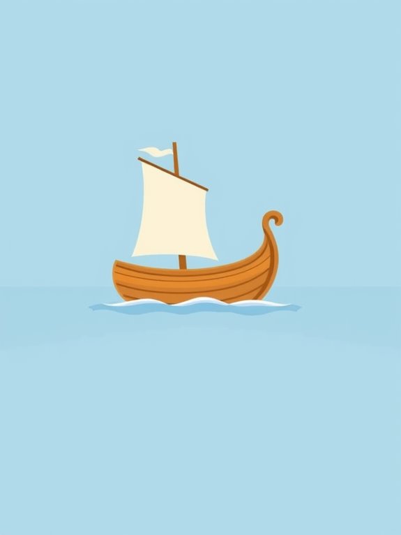 flat design jonah s ship