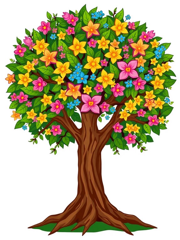 floral tree of life