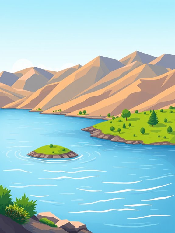 galilee mountains clipart image