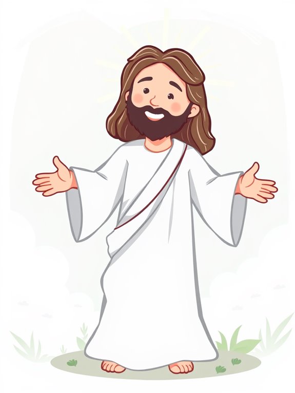 gentle jesus clipart image