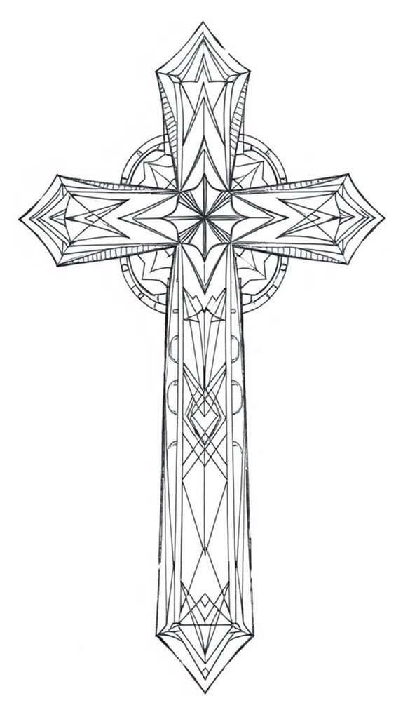 geometric design of cross