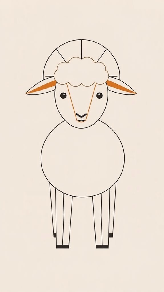 geometric lamb of god