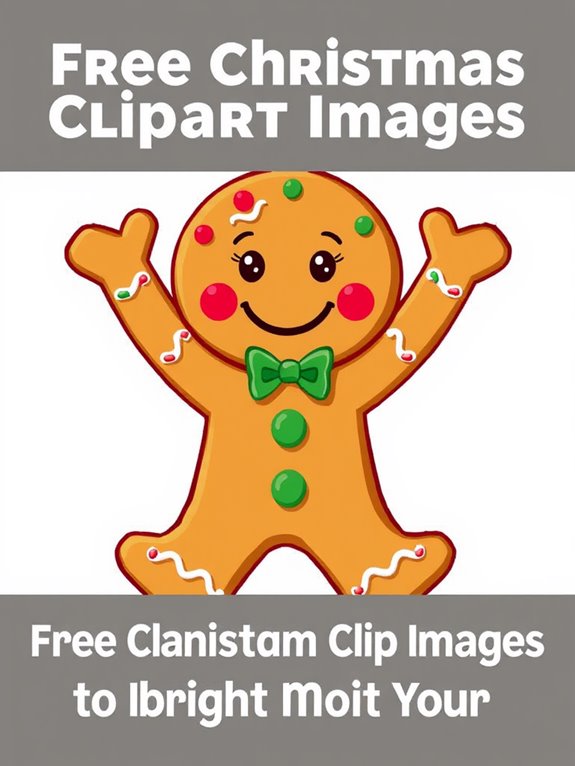 gingerbread man clipart image