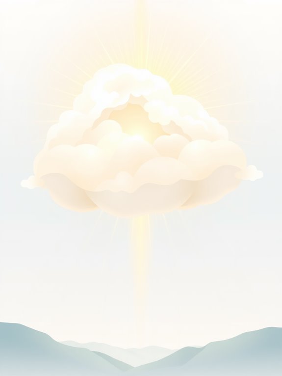 god s strength cloud illustration