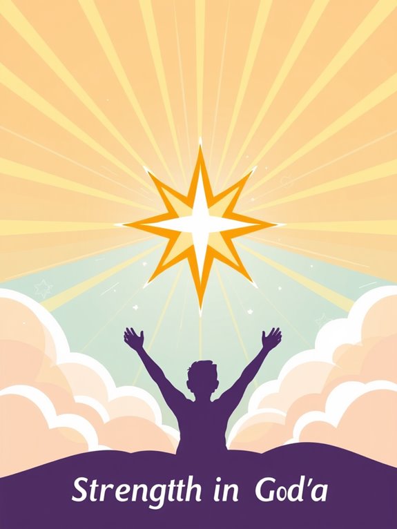 god s strength star clipart