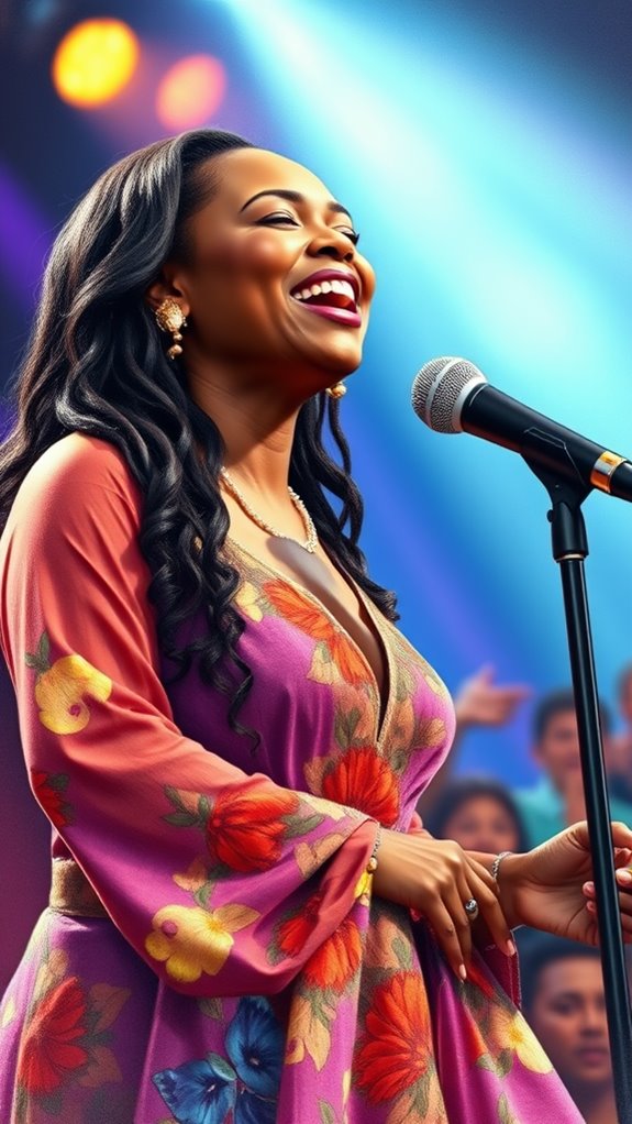 gospel singer portrait drawing